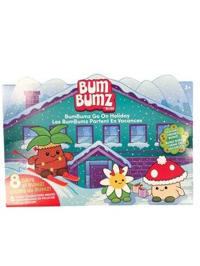 Bum Bumz Go On Holiday 2024 In Sealed Box 8 Days of  Holiday Theme Plush